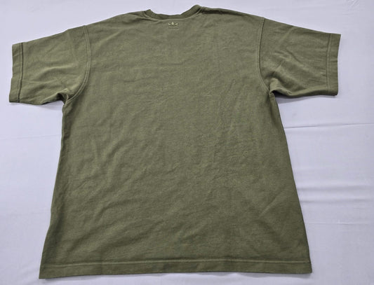 Adidas Men's Green T-Shirt – Size M, Short Sleeve