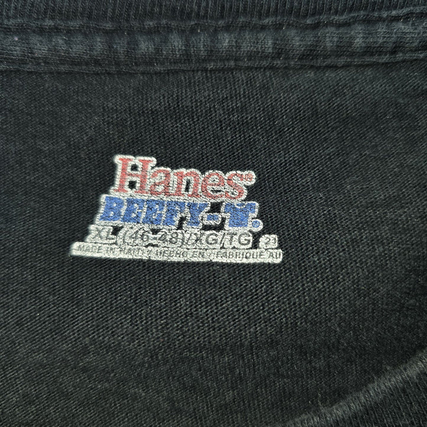 Hanes Men Black T-Shirt size XL product image 3