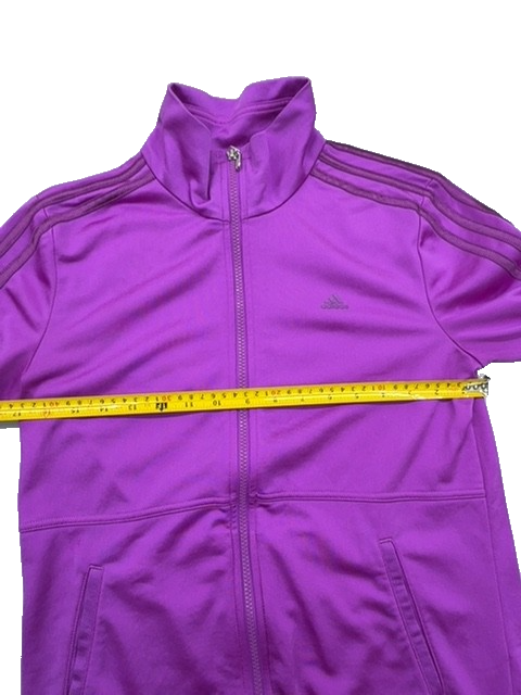 Adidas Women's Purple Track Jacket Size D Originals 3-Stripes