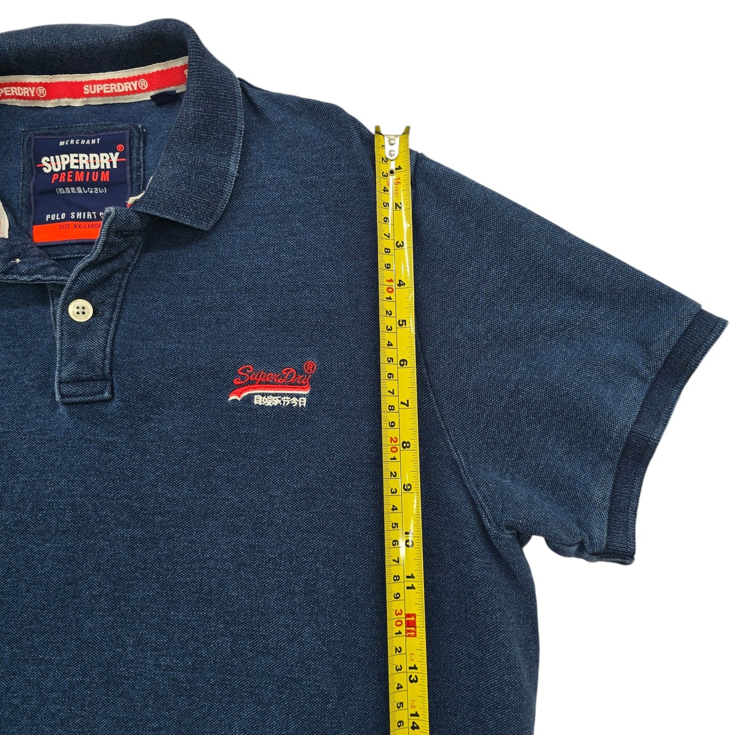 Superdry Men Navy Polo Shirt size XXL product image 6