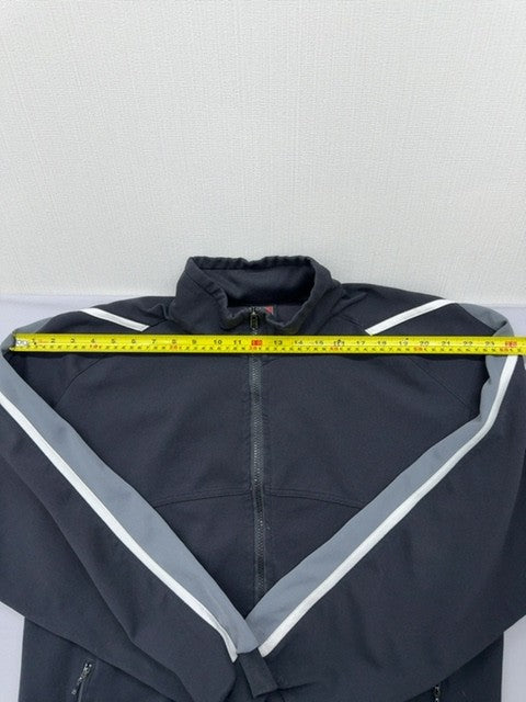 Nike Men's M Black Stripe Team Activewear Jacket Polyester