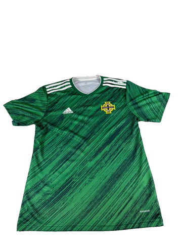 Adidas Northern Ireland Soccer Jersey Men's M Green AEROREADY Football Shirt