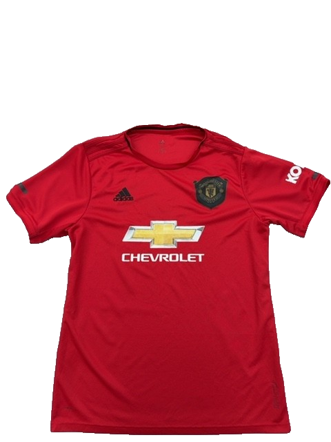 Adidas Manchester United Red Jersey L Short Sleeve Crewneck Polyester