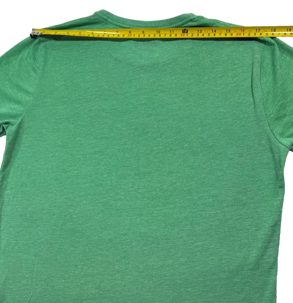 Men's Puma Print T-Shirt Green Size S