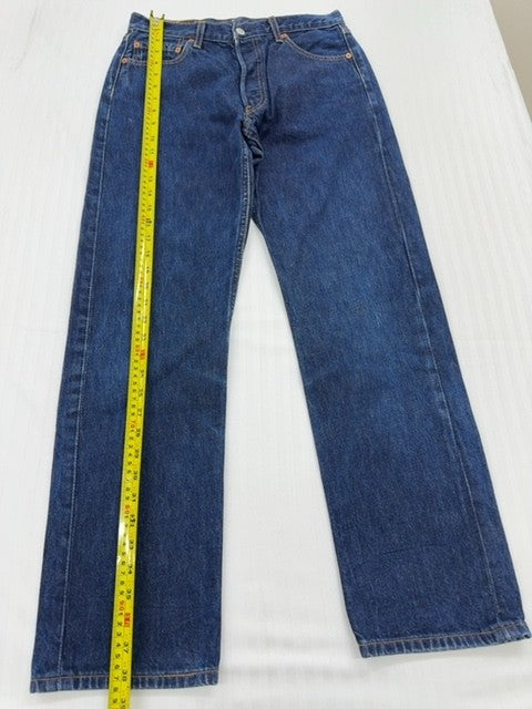 Levi's Men's Dark Blue 501 Original Jeans W30 L30 Vintage