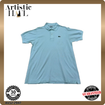 Lacoste Men's Mint Green Polo Shirt Size L Classic Fit Cotton