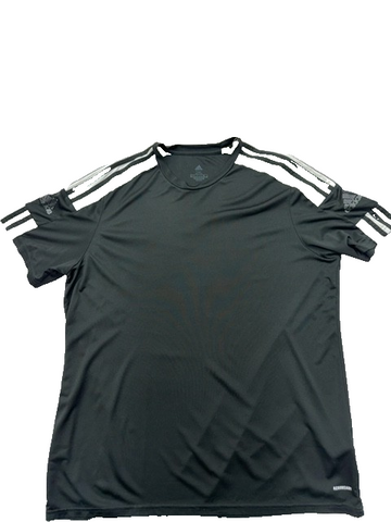 Adidas Men's Black Stripe Primegreen Jersey 2XL Short Sleeve