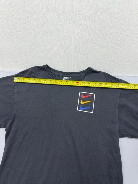 Nike Men's 3XL Black Cotton T-Shirt Short Sleeve Crewneck Japan