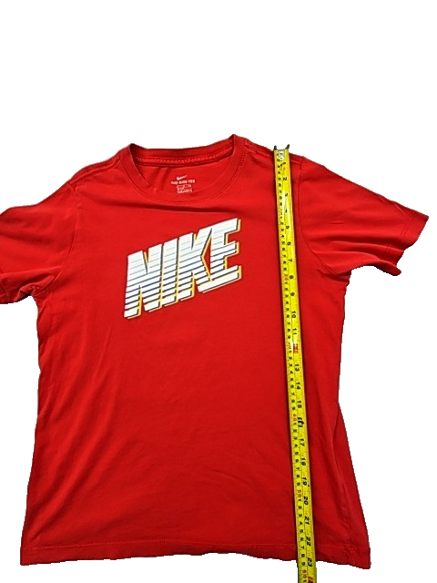 Nike The Nike Tee Red XL Short Sleeve Cotton T-Shirt Crew Neck