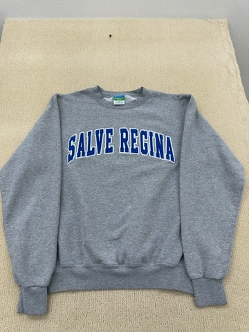 Champion Eco Fleece College Crewneck Sweatshirt Gray S Long Sleeve