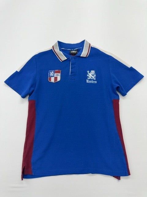 Umbro Boys Blue Polo Shirt size S product image 1