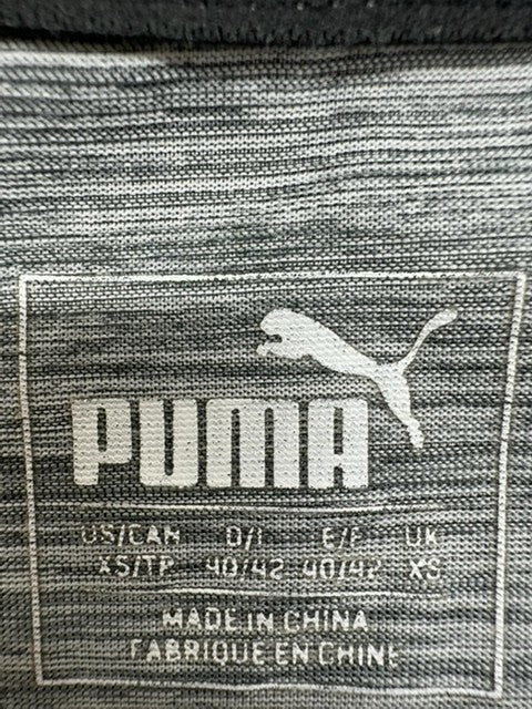 Puma Gray Heather Crewneck Short Sleeve T-Shirt XS