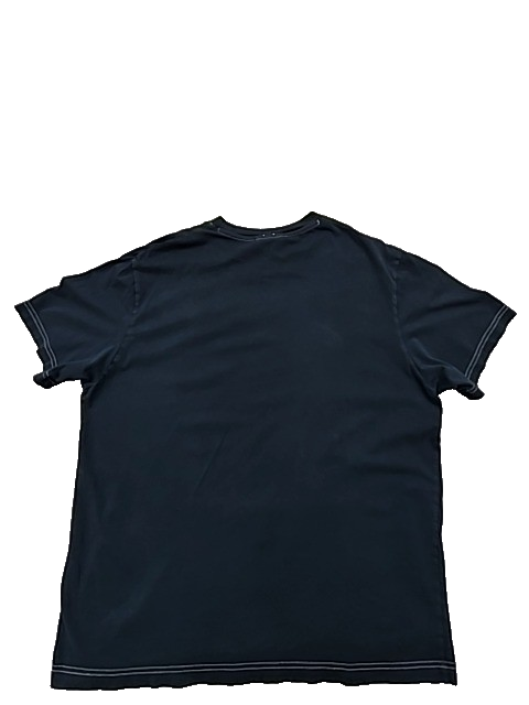 Lacoste Men's Black Crocodile Logo T-Shirt Size L Cotton