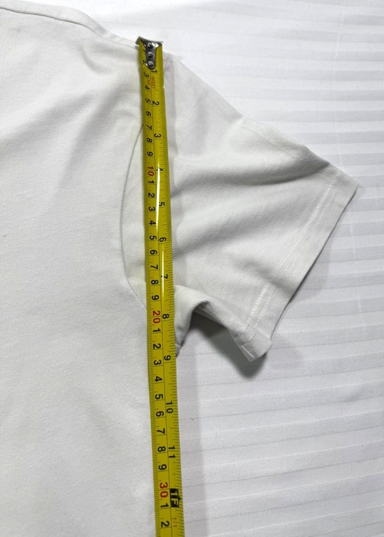 Men's T-Shirt Short-Sleeve Forgotten Faces Rider Oversized Tee White - Size S