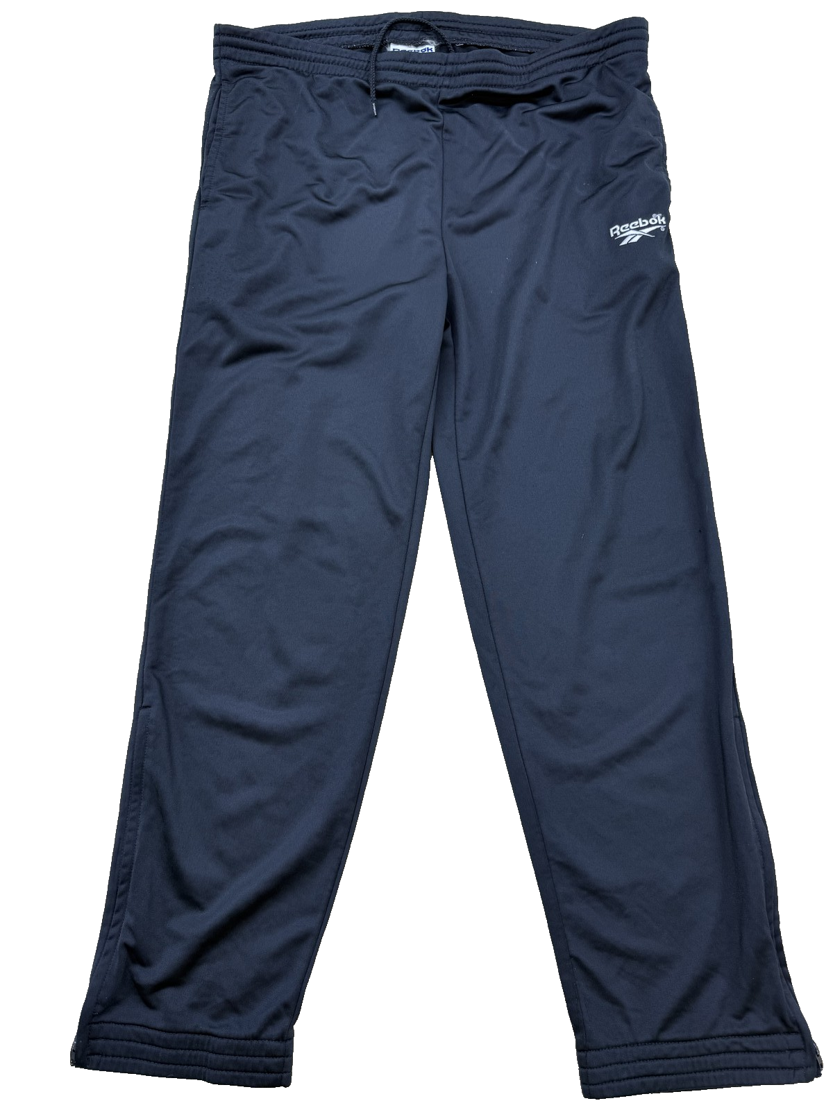 Vintage Reebok Men's Track Pants Navy M Drawstring Classic
