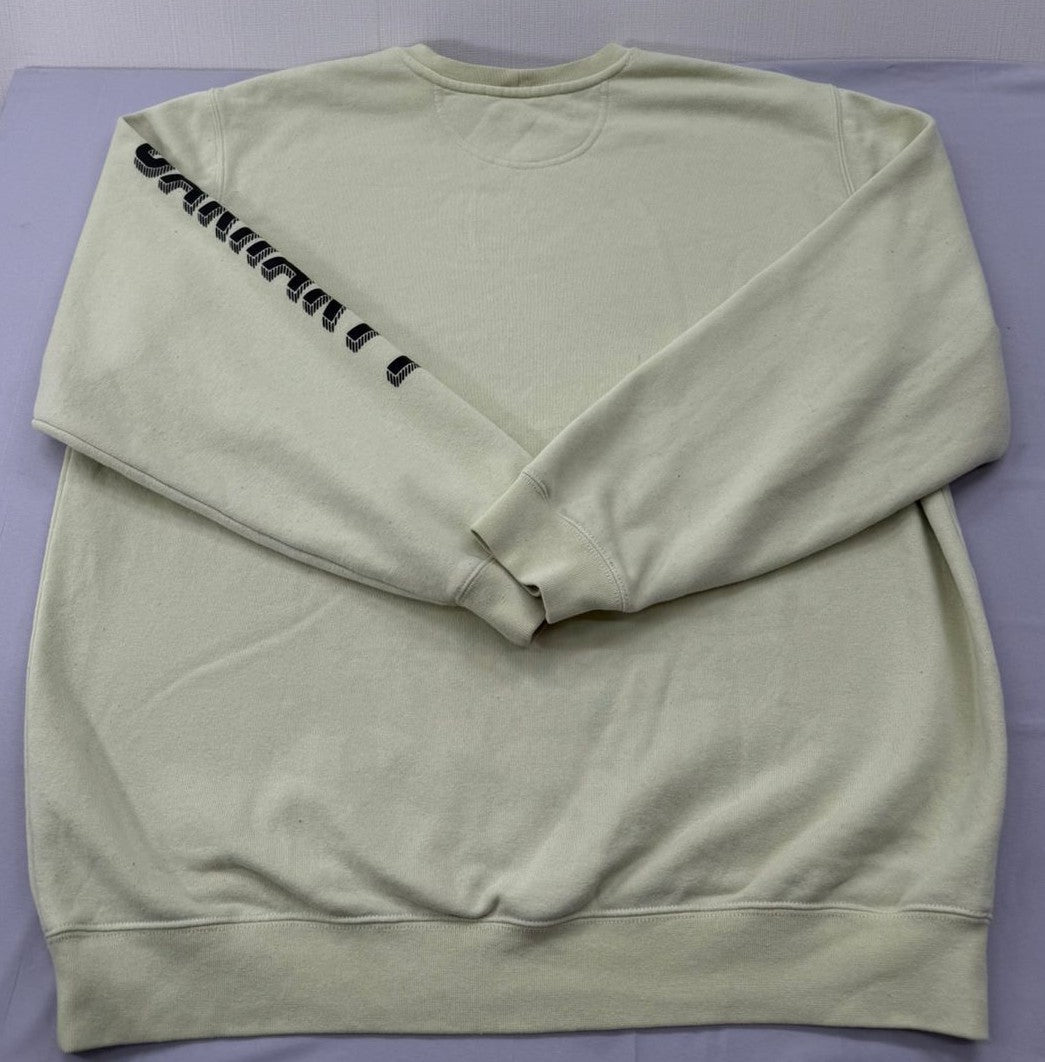 Carhartt Men's Heather Gray Crewneck Sweatshirt XL Loose Fit