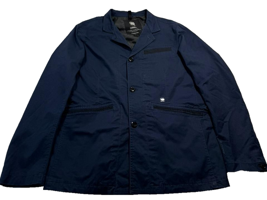 G-Star Raw Men's Blue Coat – Size XL
