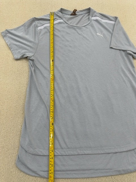 Puma Men's Gray Crew Neck Short Sleeve T-Shirt Model 51712-04