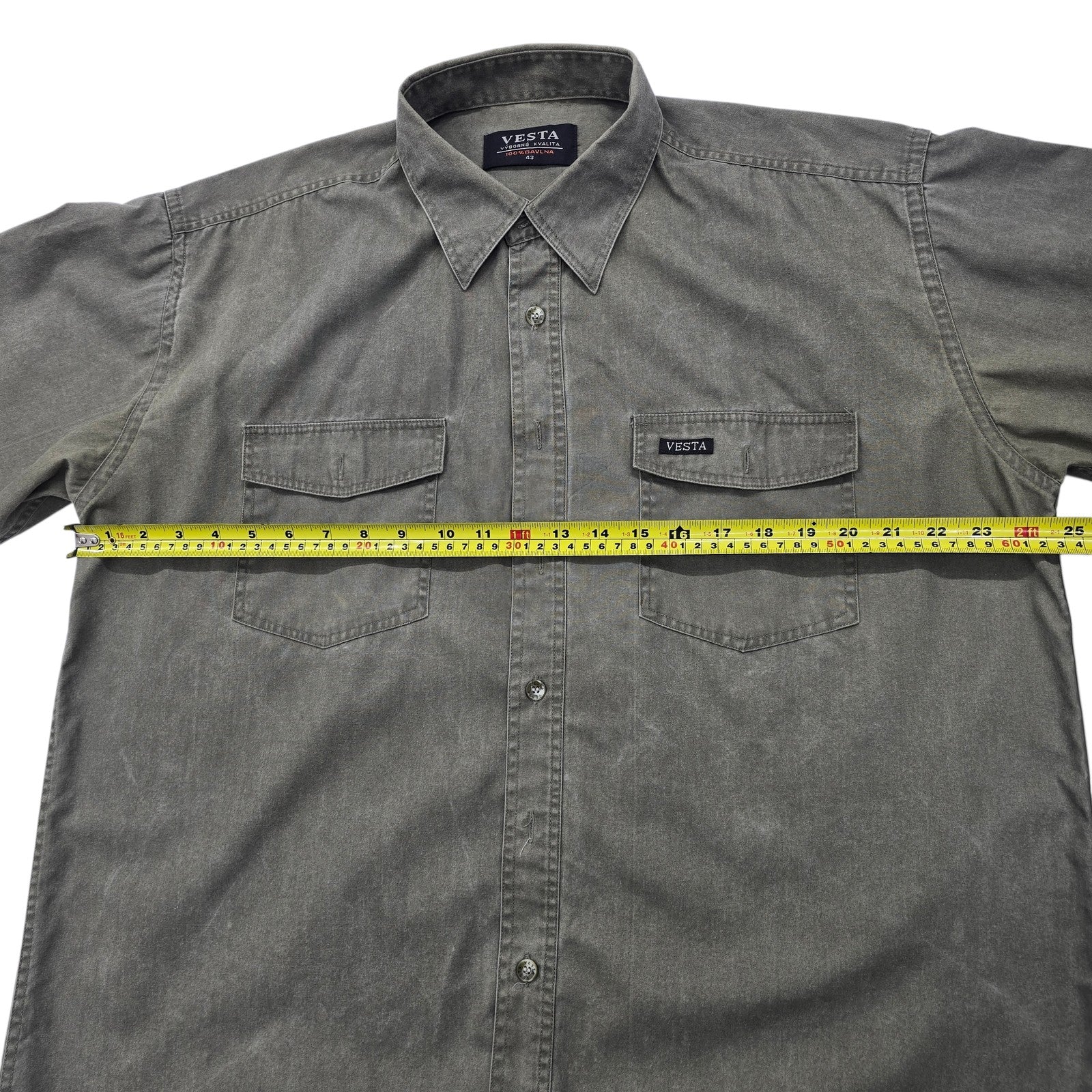 Vesta Men Green Shirt size 43 product image 6