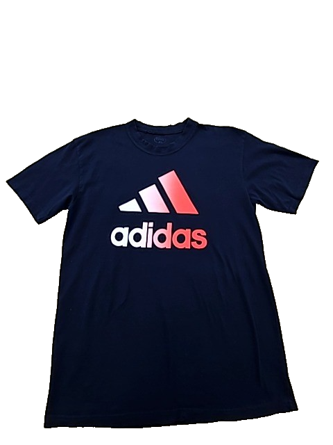 Adidas Men's Navy Blue XL Athletic Cotton Short Sleeve Crewneck T-Shirt