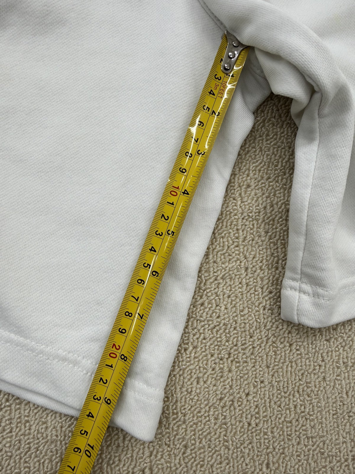 Nike Men's White Shorts Size L DD4496-100 Drawstring Swoosh