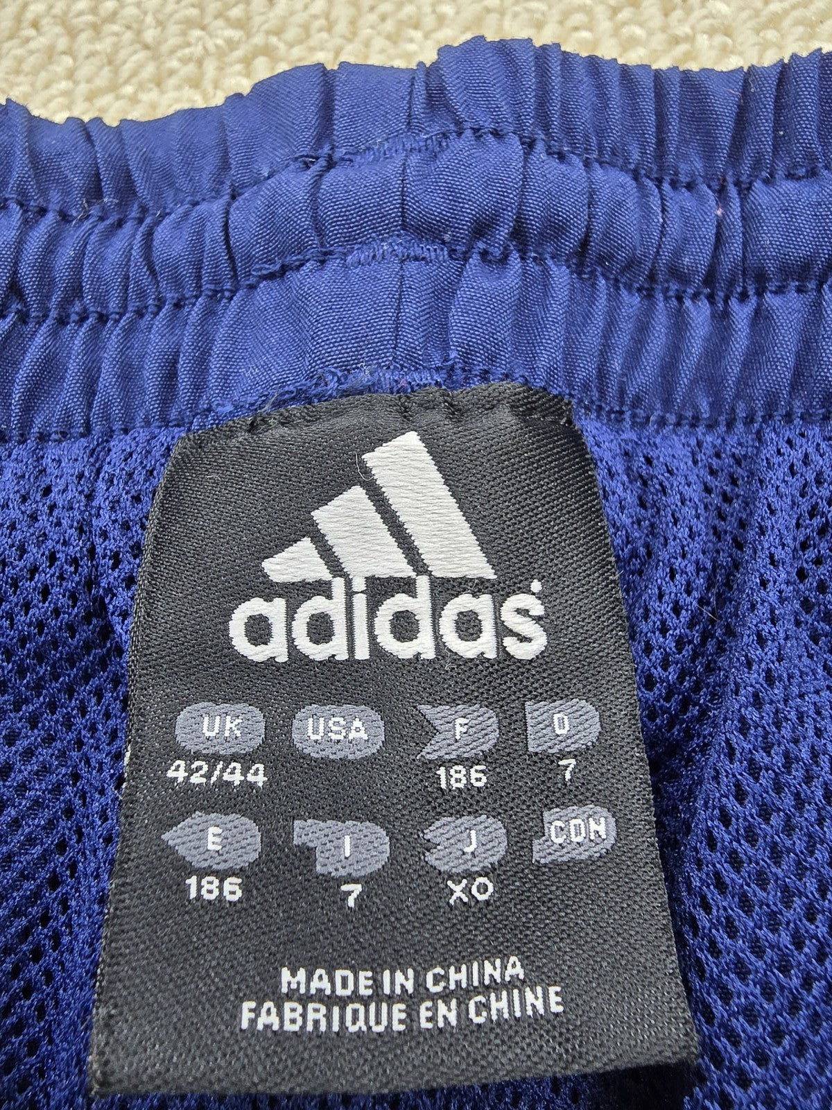 Adidas Navy Blue Men's Track Pants Size L Essentials