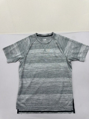 Puma Gray Heather Crewneck Short Sleeve T-Shirt XS