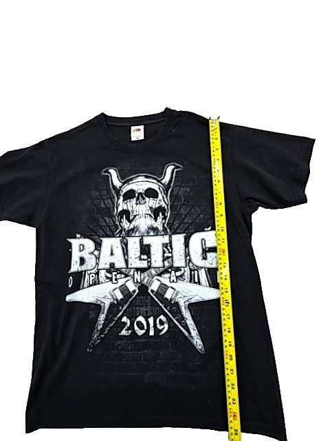 Fruit of the Loom Valueweight Black Festival T-Shirt M 100% Cotton