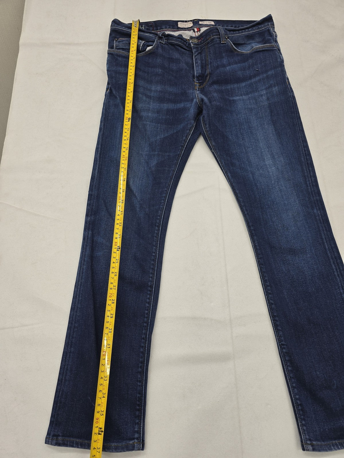 Tommy Hilfiger Layton Stretch Extra Slim Jeans 35x34 Blue Flex NWT