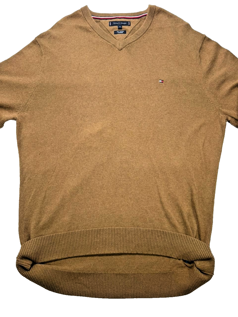 Tommy Hilfiger Men Pima Cotton Cashmere Sweater Size XL