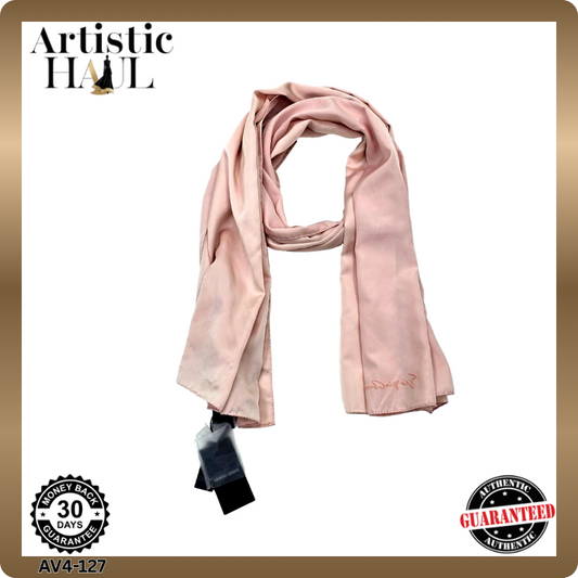 Giorgio Armani Women's Pink Scarf, Logo