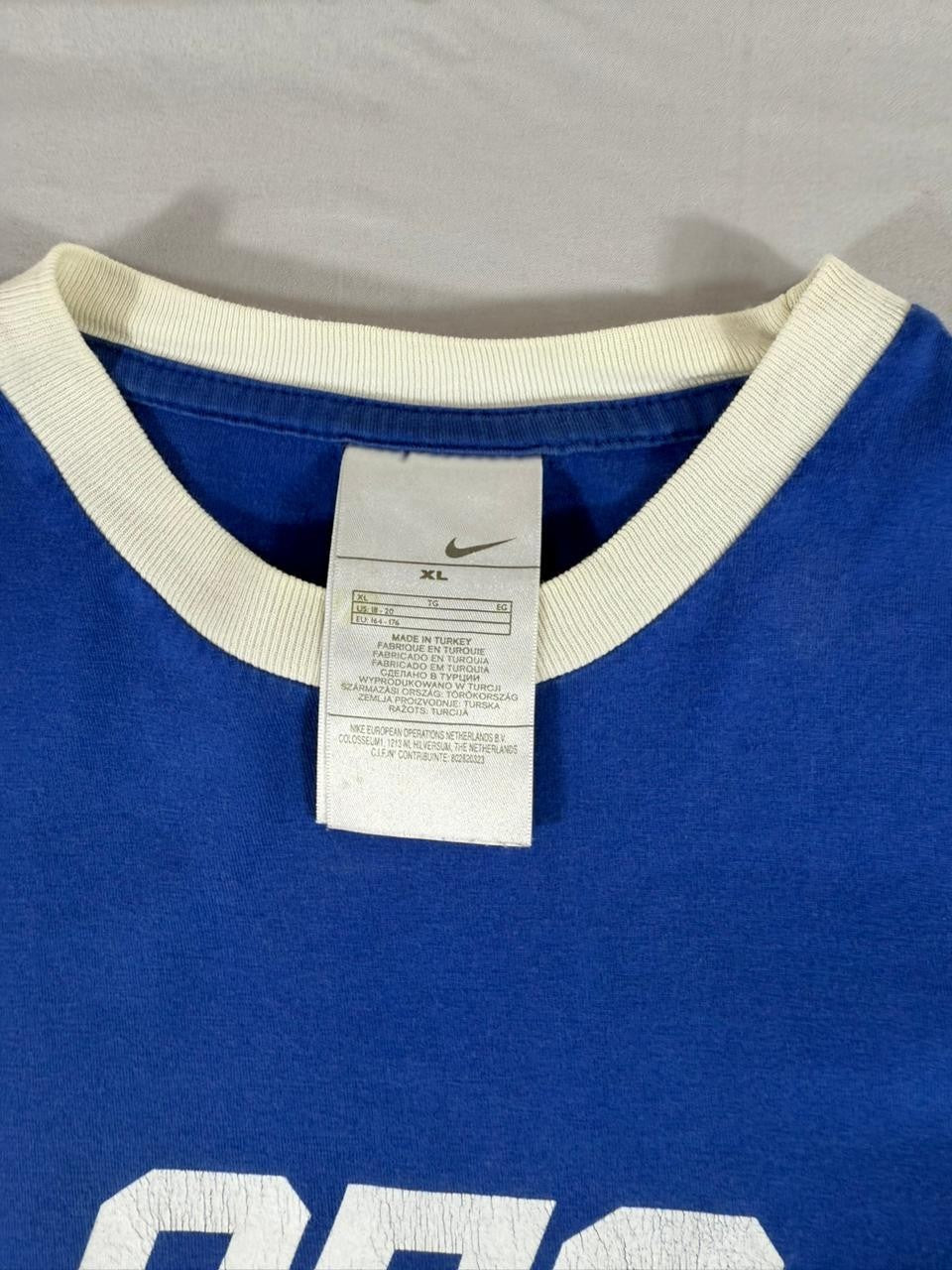 Nike Men's Blue Graphic T-Shirt Size XL C72 COR72Z Crew Neck