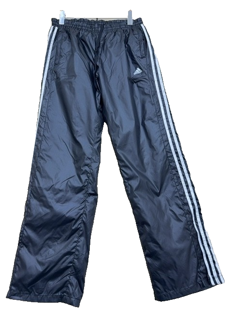 Adidas Unisex Black 3-Stripes Track Pants Size L
