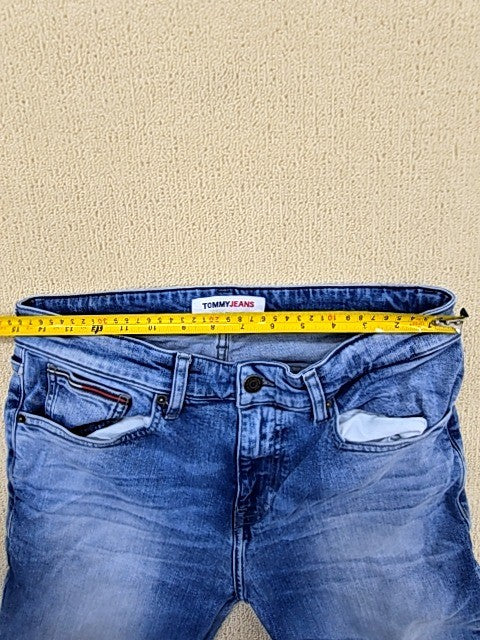 Tommy Jeans Austin Slim Men's 30 Blue Mid Wash Stretch