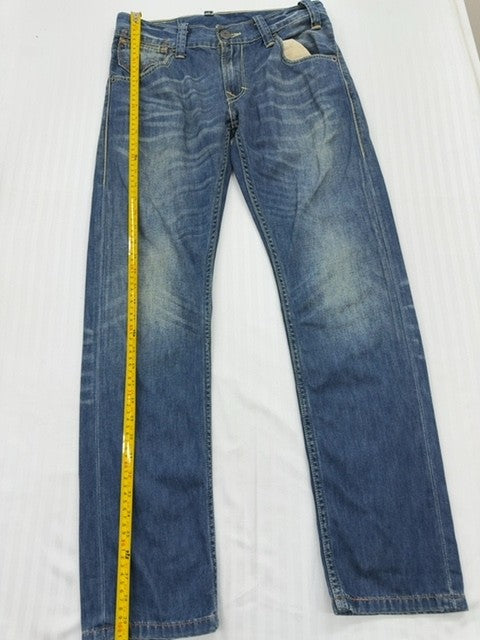 Levi Strauss Men's Medium Blue 511 Slim Jeans 32x32 Riveted