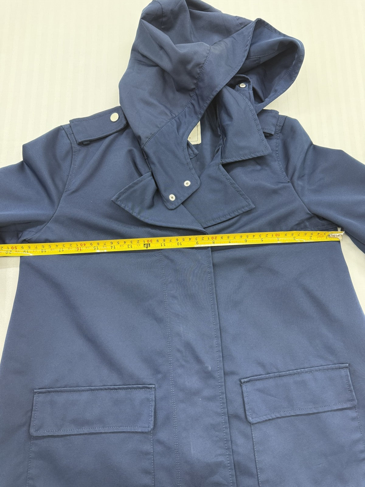 Zara Women Navy Coat size M product image 5