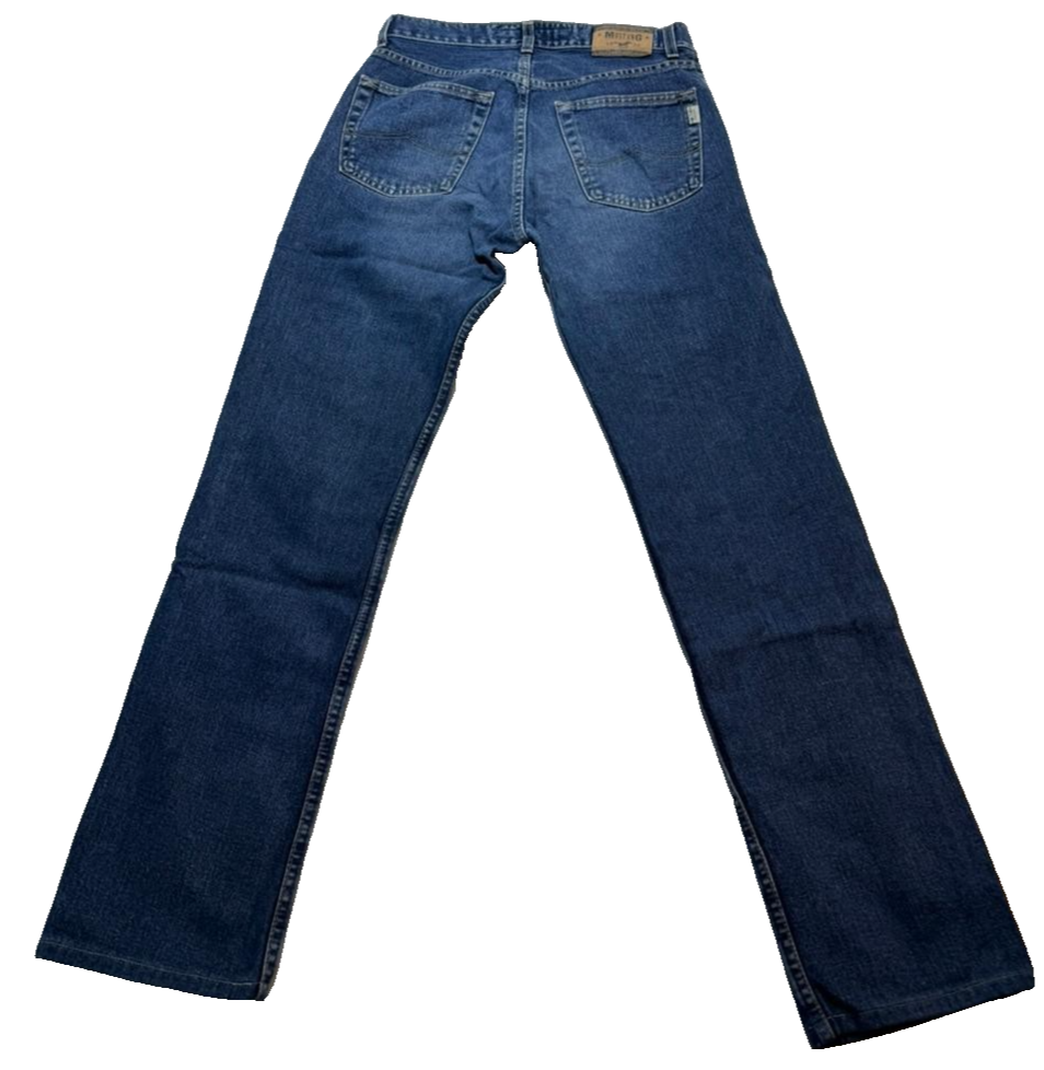 Mustang Officially Licensed Women Straight Logo Jeans Pants Size 31