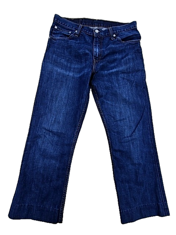 Levi Strauss Men's Blue Slim Bootcut 507 Jeans 33x36
