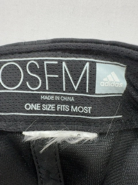 Adidas Unisex Black Baseball Cap Adjustable Strap One Size Fits Most Used