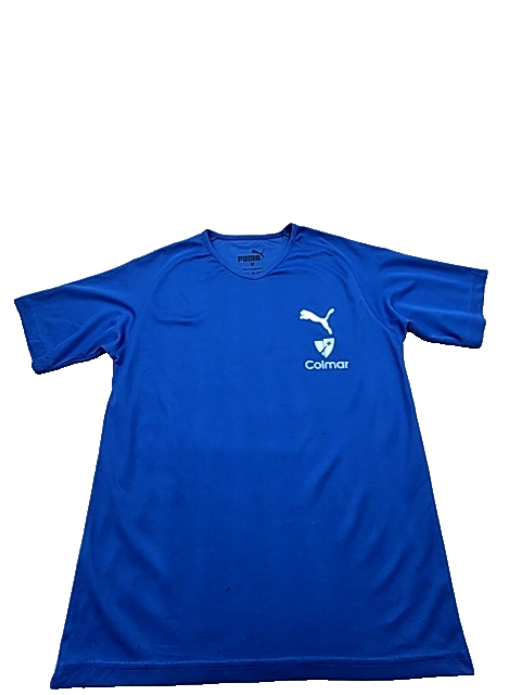 Puma Men's Navy T-Shirt – Size M, Marathon Brand Department Type, Relaxed Fit