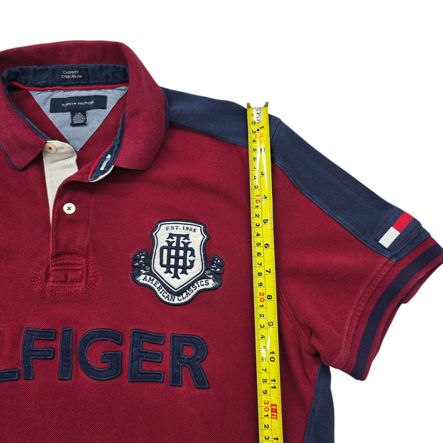 Tommy Hilfiger Men Navy Polo Shirt size L product image 5