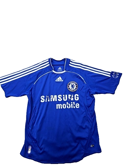 Adidas Men's Blue Soccer Jersey Short Sleeve Crewneck Size L