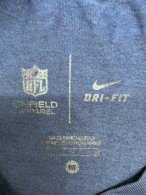 Nike Men's M Navy NFL Dri-FIT Short Sleeve Crew T-Shirt