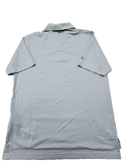 Adidas Unisex Climalite Light Grey Polo Shirt Size L Moisture Wicking