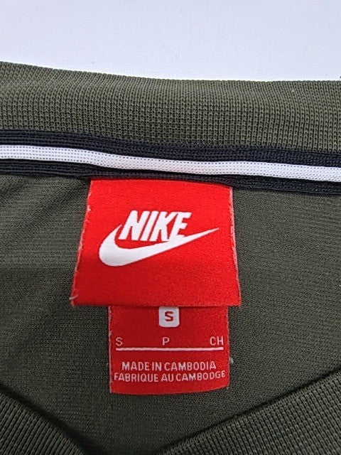 NIKE Unisex Green Air Logo T-Shirt Size S Crew Neck Jersey