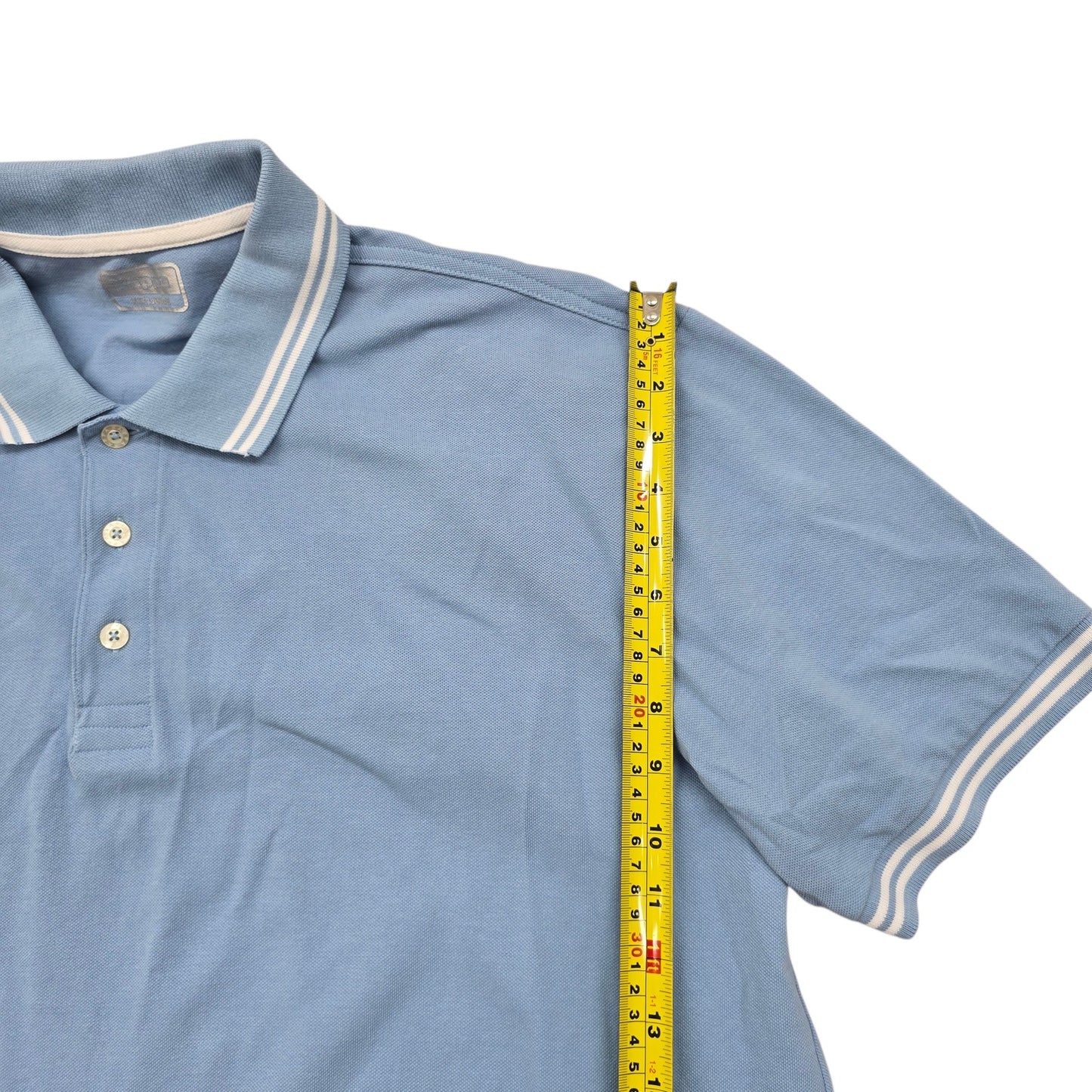 Kappa Boys Light Blue Cotton Polo Shirt XLarge Embroidered Logo