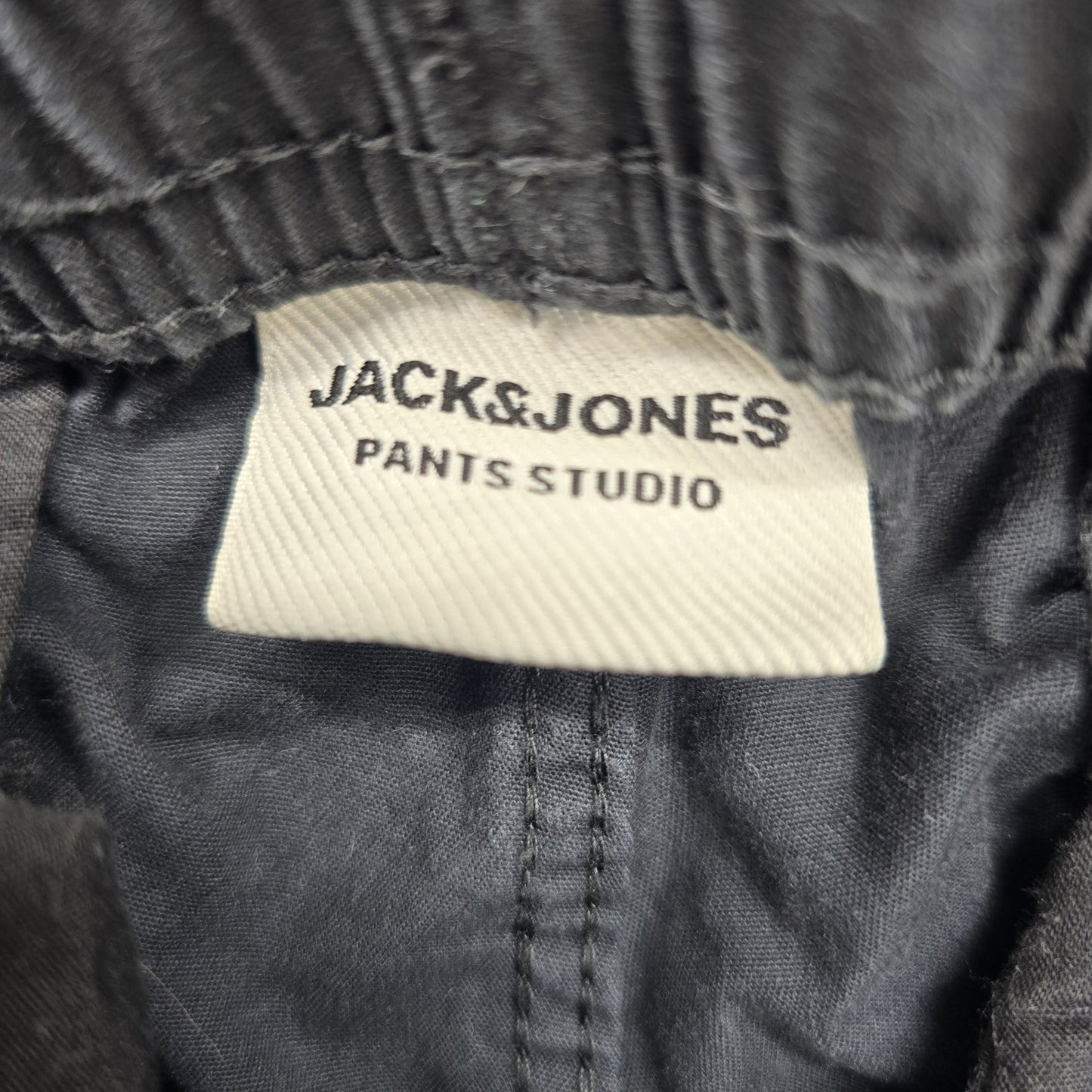 Jack & Jones Men Black Pants size S product image 3