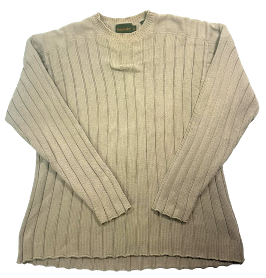Men's Timberland Ribbed Knit Cotton Blend Sweater - Size M