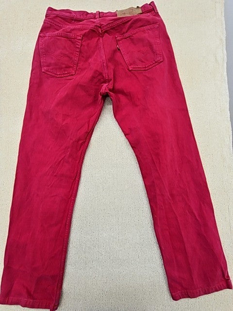 Levi's Men's Red Jeans – Size 38x36