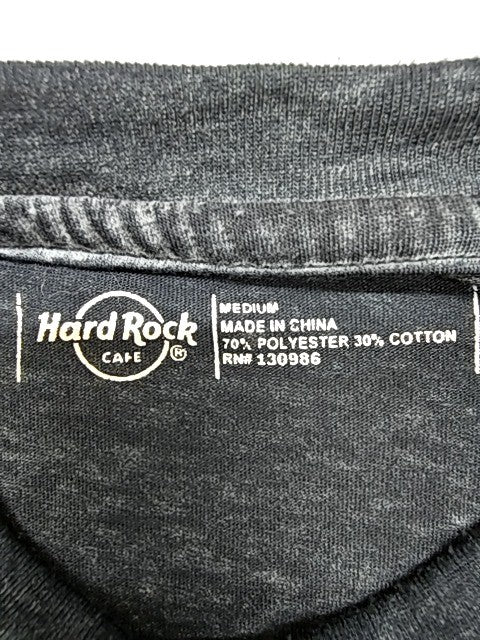 Hard Rock Cafe Unisex Grey Short Sleeve T-Shirt Medium